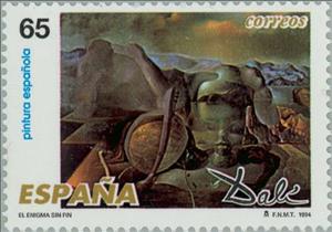 Stamp, Dali: Enigma without End, Spain,  , Famous People, Commemoration, Paintings, Painters