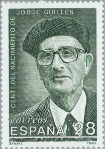 Stamp, Jorge Guillén, , Spain,  , Famous People, Commemoration, Literary People (Poets and Writers)