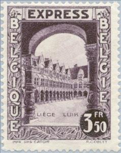 Stamp, Expresse, Belgium,  , Government Buildings, Buildings