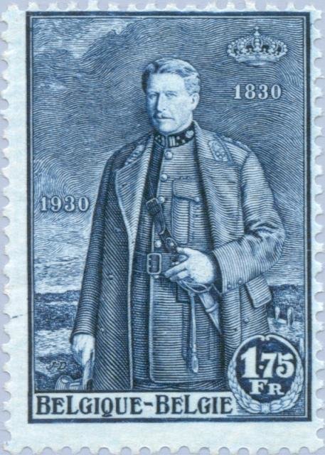 Centenary of Belgian independence. King Albert I.