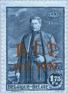 Stamp, B.I.T.- 50th meeting, Belgium,  , Heads of State, Special Occasions, Uniforms, Kings, Conferences