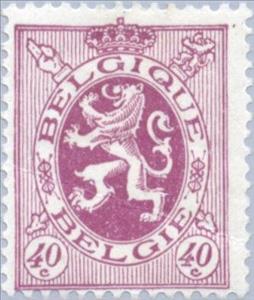 Stamp, Heraldic lion, Belgium,  , Heraldic Animals, Coats of Arms