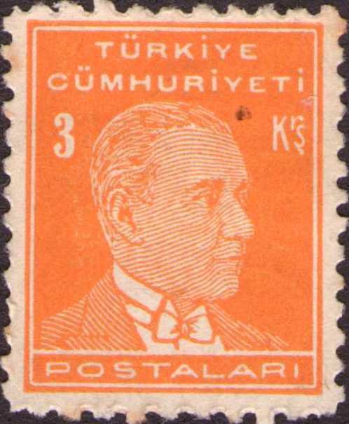 Kemal Ataturk (thick, matt paper)