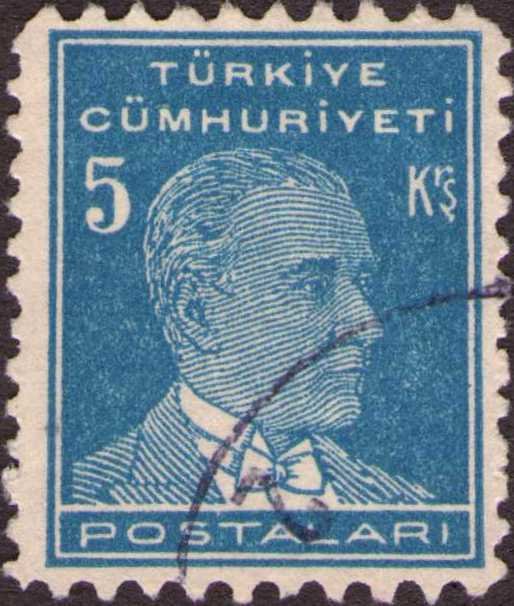 Kemal Ataturk (thick, matt paper)