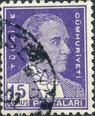 Kemal Ataturk (thick, matt paper)