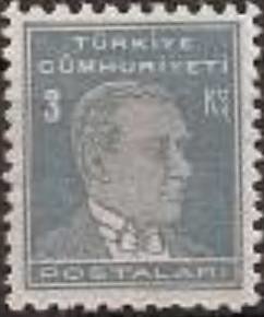 Kemal Ataturk (thin paper)