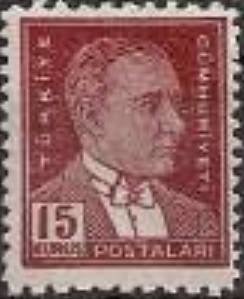 Kemal Ataturk (thick, matt paper)