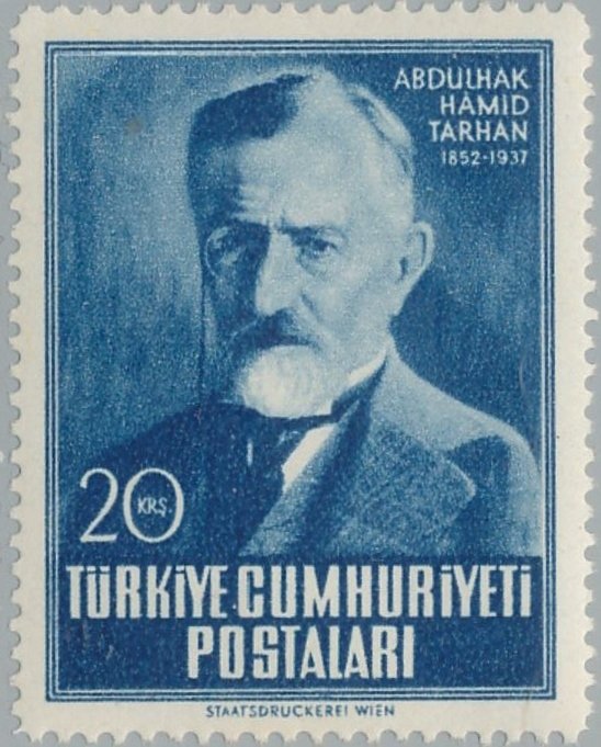 Abdulhak Hamit Tarhan, Poet (1852-1937)