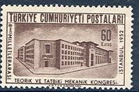 Stamp, Mechanics congress, Turkey,  