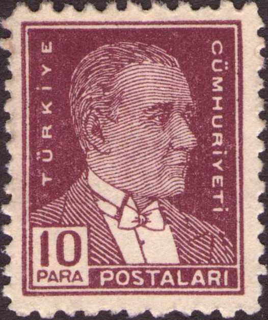 Kemal Ataturk (thick, matt paper)