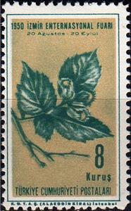 Stamp, Hazel Nuts, Turkey,  