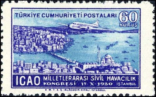 Plane over Istanbul