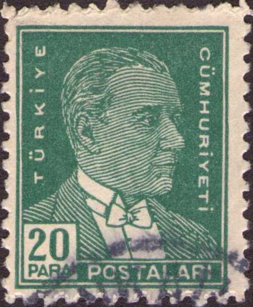 Kemal Ataturk (thick, matt paper)