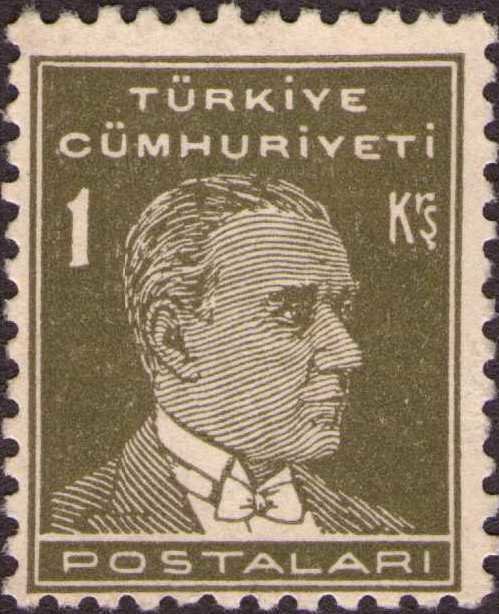 Kemal Ataturk (thick, matt paper)