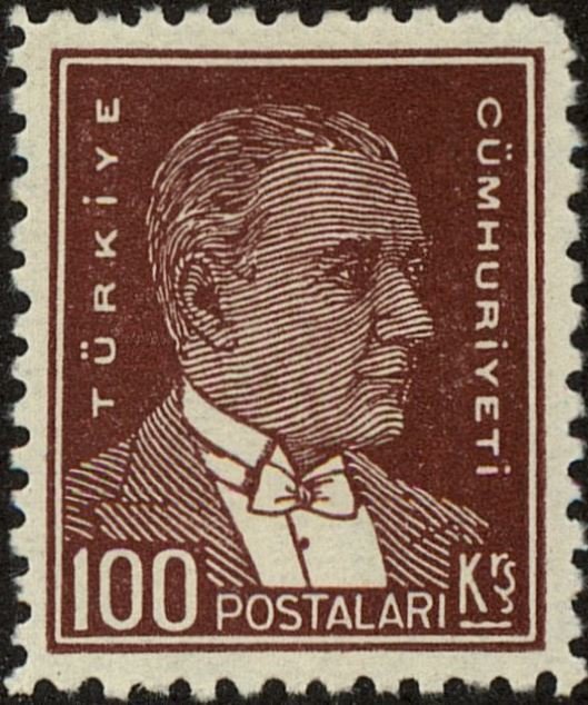 Kemal Ataturk (thick, matt paper)