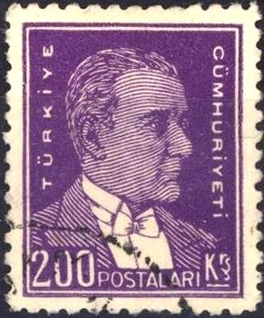 Kemal Ataturk (thick, matt paper)