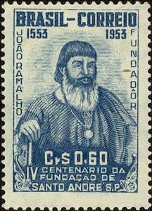 Stamp, 4º Century Santo André, Brazil,  