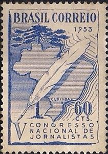 Stamp, 5º Congress Curitiba - PR, Brazil,  