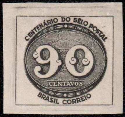 Centenary of brasilian stamps