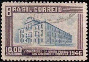 Stamp, 5th Congress of the postal union of Americas and Spain, Brazil,  , Philately