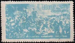 Stamp, Tricentenary of the 2nd battle of Guararapes /PE, Brazil,  