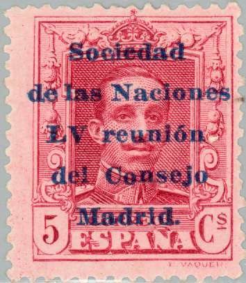 League of Nations Meeting, Madrid
