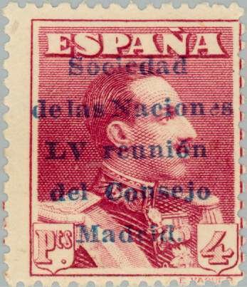 League of Nations Meeting, Madrid
