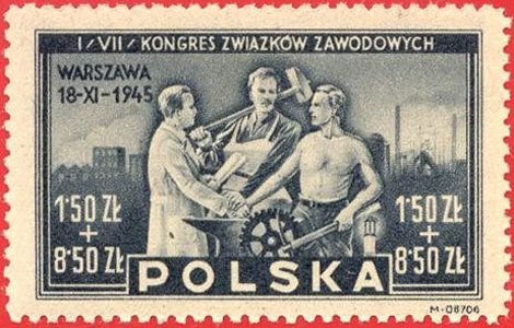 Three workers from different working classes