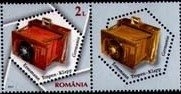 Stamp, Ernemann Tropen-Klapp camera (Germany), Romania,  