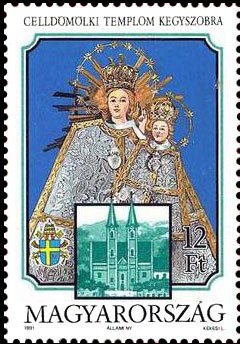Stamp, Máriagyűd, Hungary,  , Religion