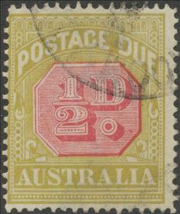 Stamp, Figure Bicolor, Australia,  