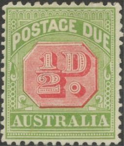 Stamp, Figure bicolor, Australia,  , Postal Services