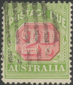 Stamp, Figure Bicolor, Australia,  