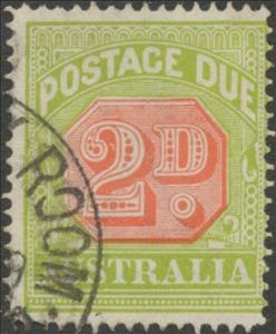 Stamp, Figure Bicolor, Australia,  