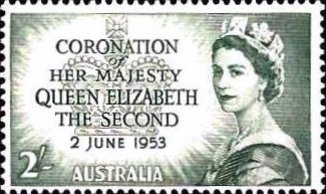 Stamp, Coronation, Australia,  , Queens