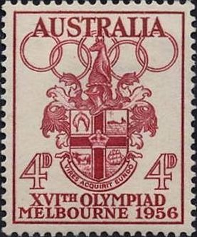Arms of the city of Melbourne, Olympic rings