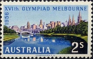 Stamp, Melbourne Vista, Australia,  , Olympic Games
