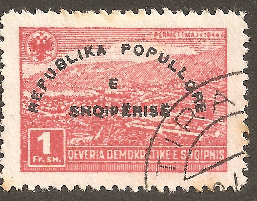 Reissue of No. 383 with Overprint