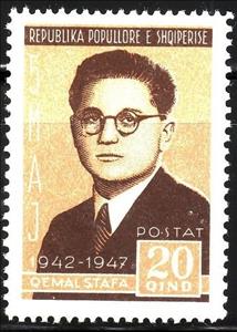 Stamp, Quemal Stafa, Albania,  