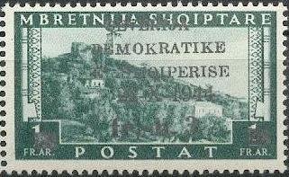 No. 308 with red or black Overprint