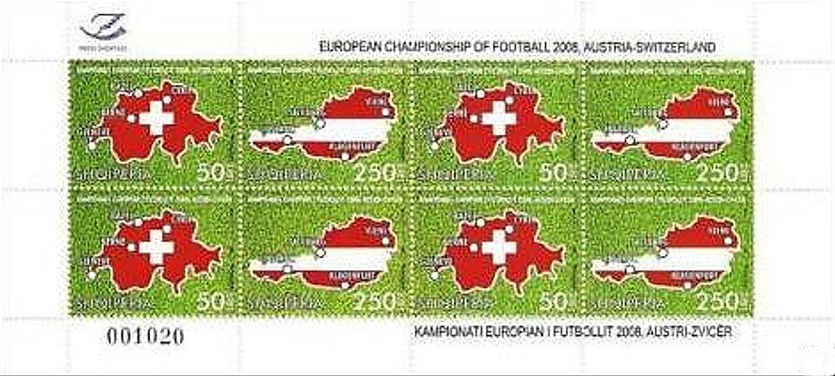 Mini Sheet with 4x No. 3246-47