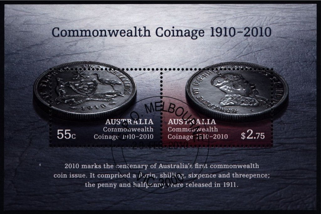 Cent. Of Australia's first commonwealth coin issue