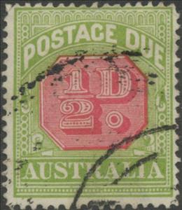 Stamp, Figure Bicolor, Australia,  