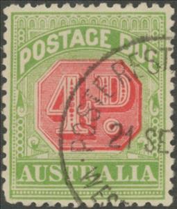 Stamp, Figure Bicolor, Australia,  