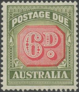 Stamp, Figure Bicolor, Australia,  