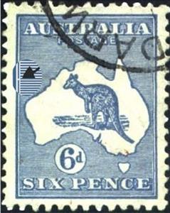 Stamp, Kangaroo and map, Australia,  , Maps, Kangaroos, Animals (Fauna)