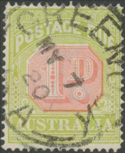 Stamp, Figure Bicolor, Australia,  