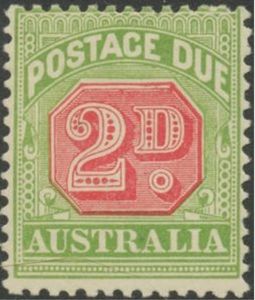 Stamp, Figure bicolor, Australia,  , Postal Services