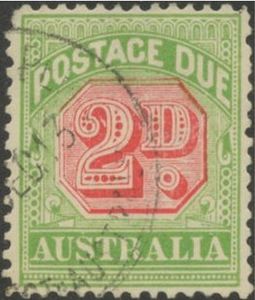 Stamp, Figure bicolor, Australia,  , Postal Services