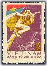 Stamp, Attack on US enemy, Vietnam,  